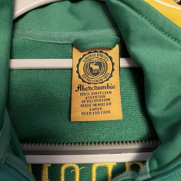 Abercrombie And Fitch Junior Girl Large Zip Track Jacket Streetwear Y2K Vintage - Picture 12 of 14